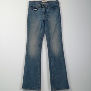 Levi's 315 Shaping Boot Cut Classic Blue Denim Jeans Waist 28 Length 32